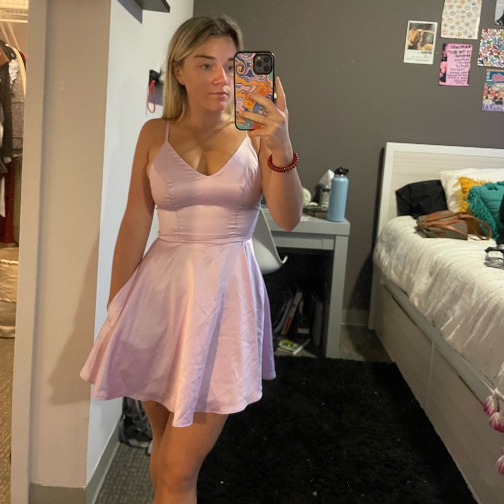 Purple dress